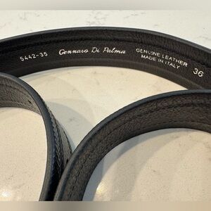 Gennaro Os Palma Genuine Leather Belt | Made in Italy | Size 36
